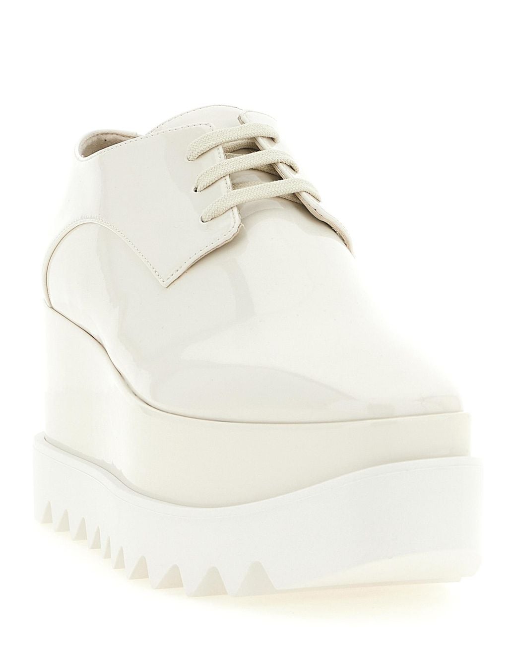 Stella McCartney White Polyethylene Wedge Sandals
