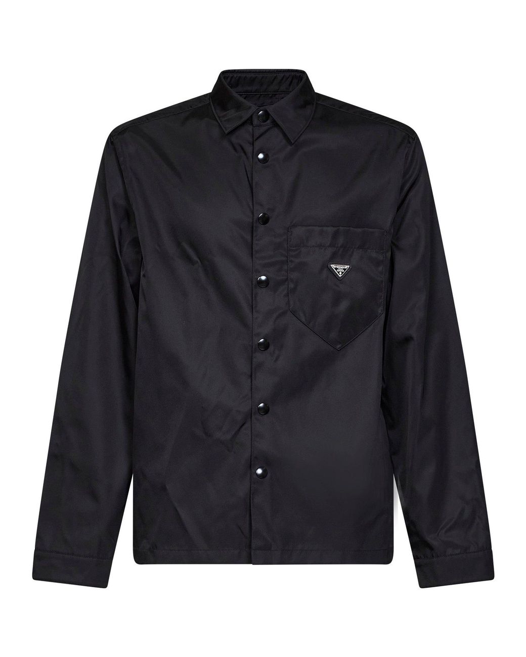 Prada Blue Shirt Re-Nylon Recycled Polyamide for men