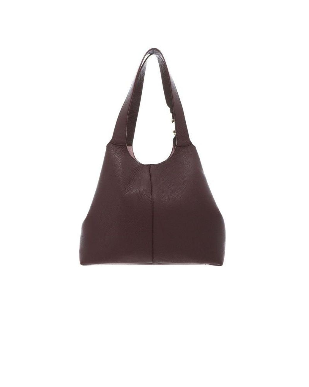 Coccinelle Brown Shopping Bag Bovine Leather Shopper-Bags