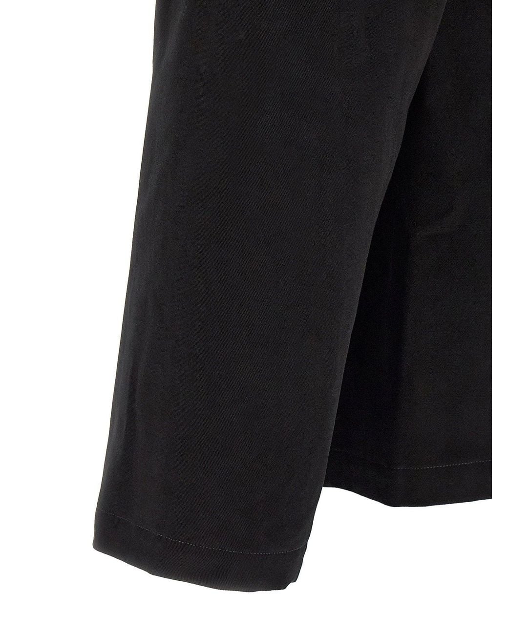 Saint Laurent Black Pure Cotton Overshirt for men