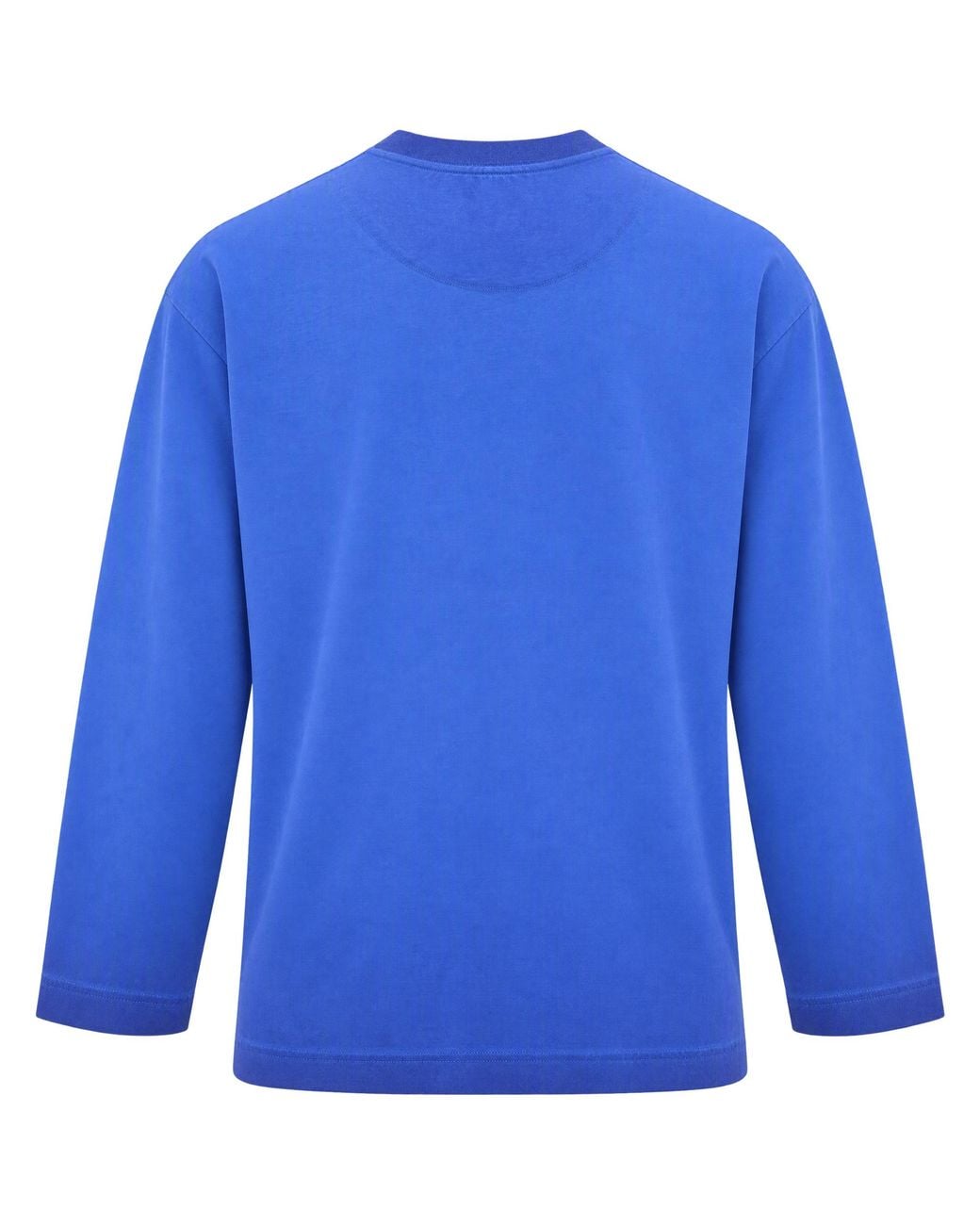 flâneur Blue Long-Sleeve T-Shirt Cotton T-Shirts And Polos for men