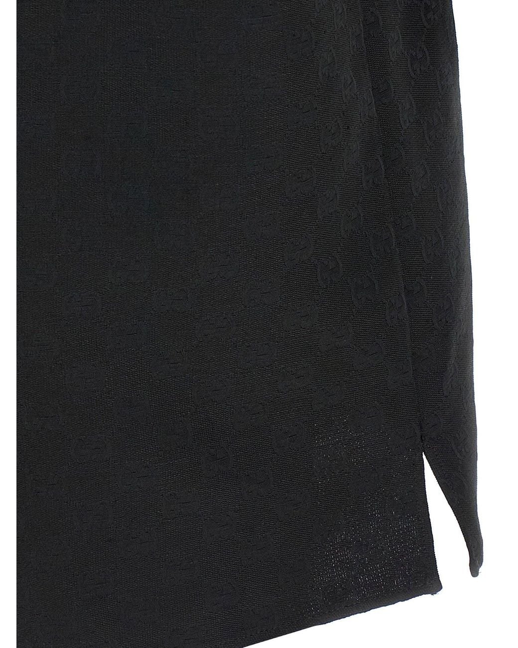 Gucci Black Gg Jacquard Shirt for men