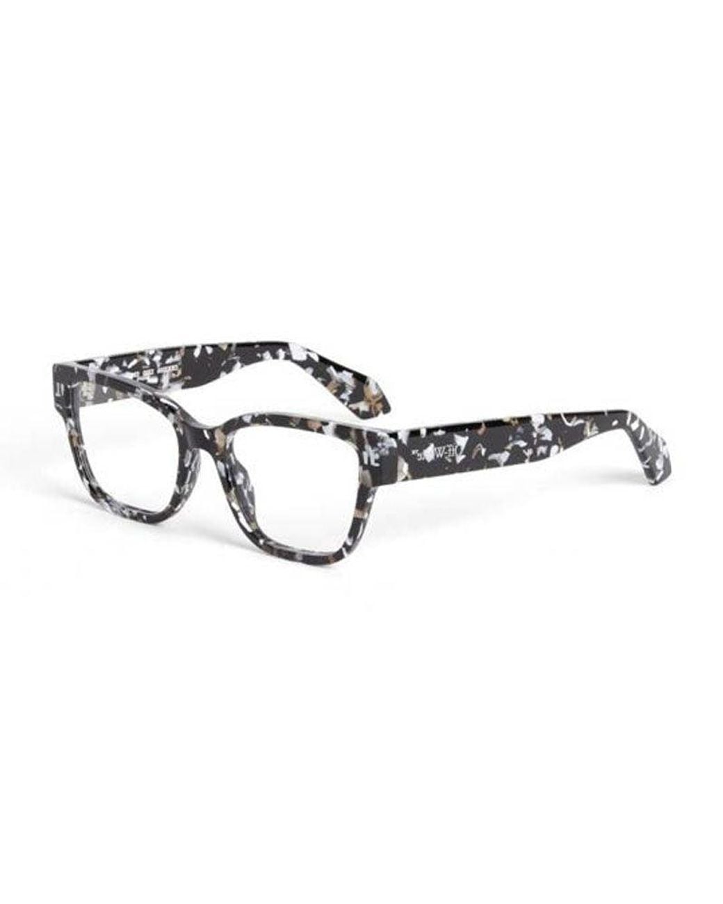 Off-White c/o Virgil Abloh Brown Frame And Lens Eyeglasses
