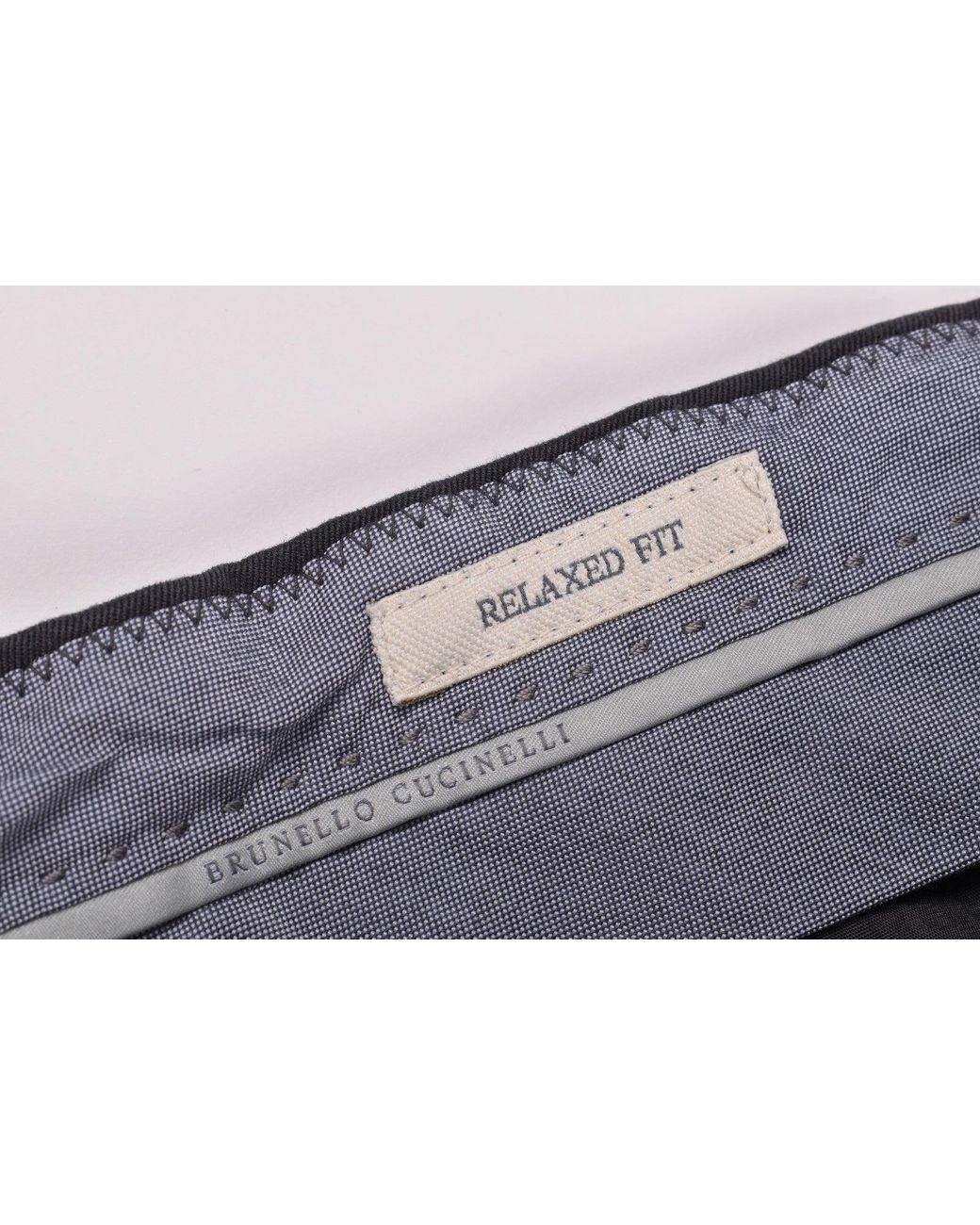 Brunello Cucinelli Blue Dark Pleated Trousers for men