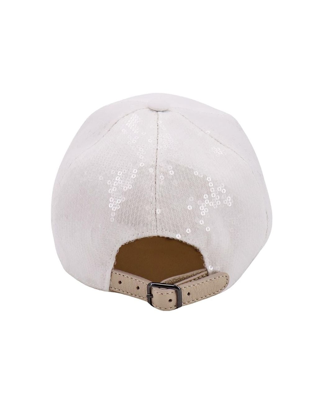 Brunello Cucinelli White Natural Cotton Baseball Hat
