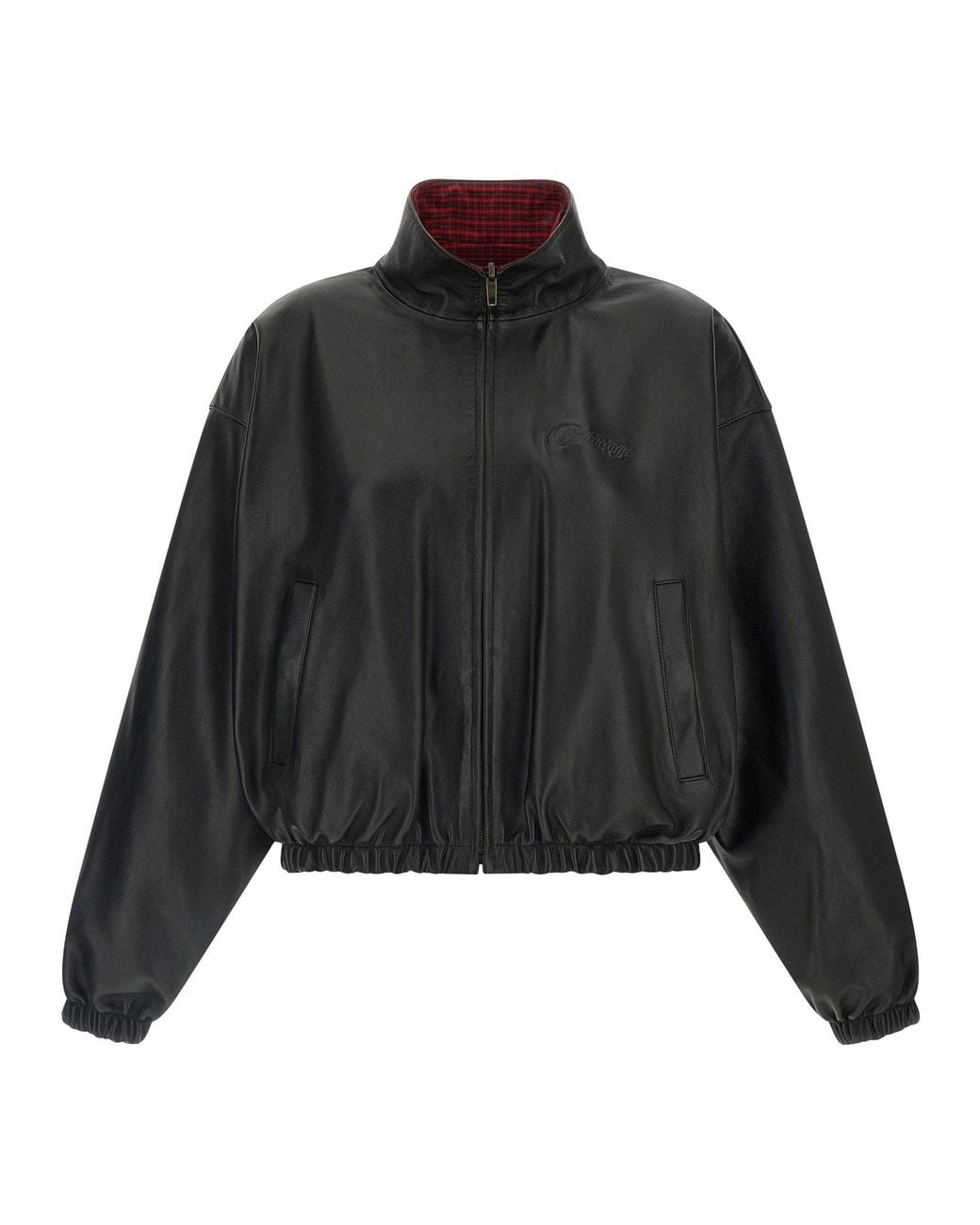 Balenciaga Black Reversible Leather Jacket