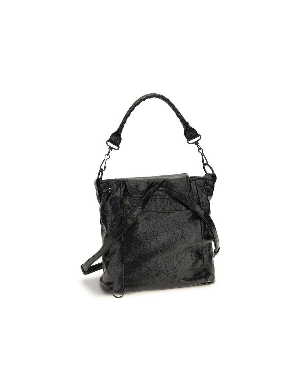 Balenciaga Black Lamb Ovis Aries Backpack