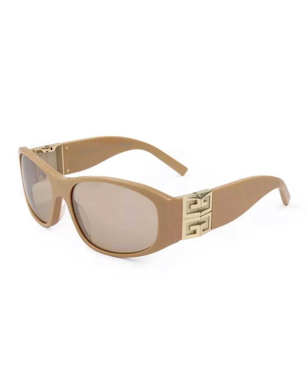 Givenchy Natural Sunglasses Square Full Rim, Shiny Frame And Lens Gv40054I57G