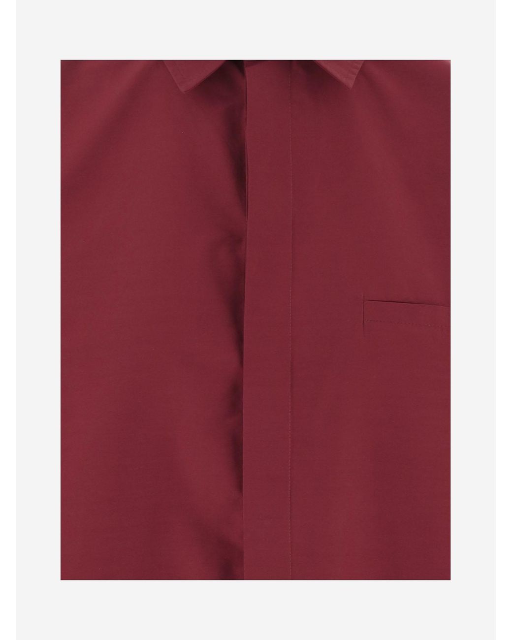 Sa Su Phi Red Shirt With Ruffled Back Cotton