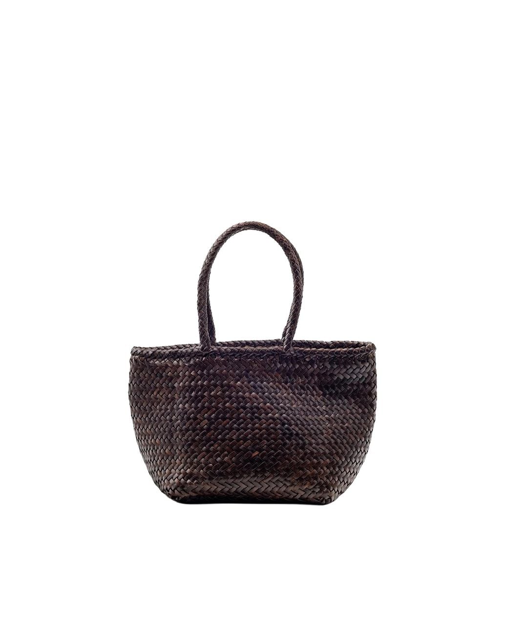 Dragon Diffusion Blue Shoulder Bag Grace Basket Buff Calf Leather