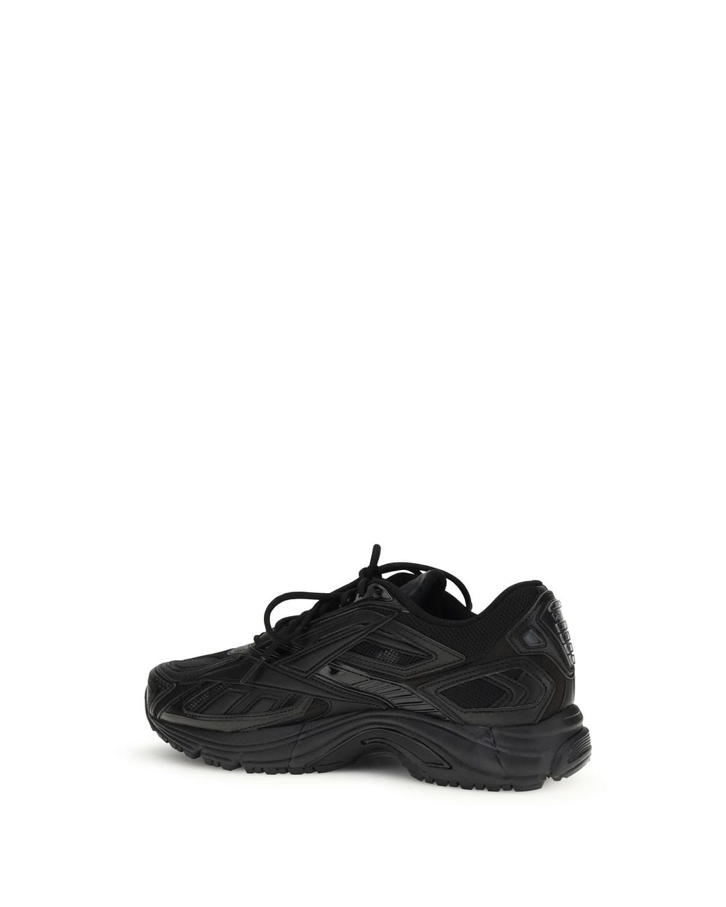 Reebok Black Sneakers Premier Road Ultra Upper: Cotton Trainers for men