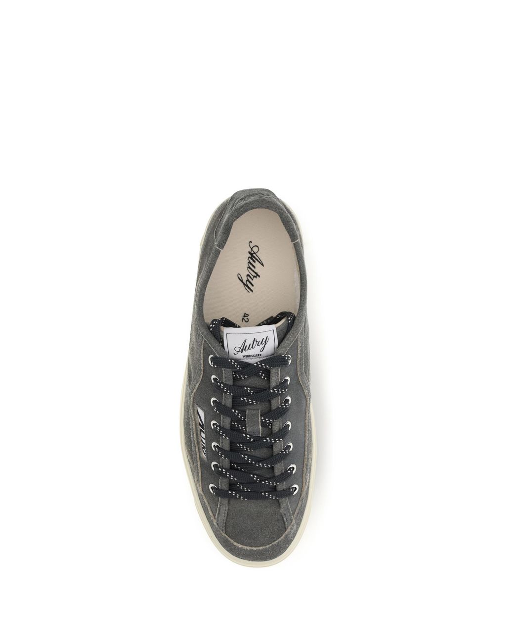 Autry Gray Sneakers Medalist Low Suede And Leather Upper for men