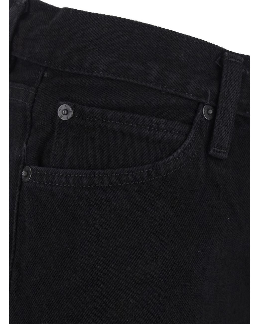 FRAME Black Slim Jeans The Regenerated Cotton
