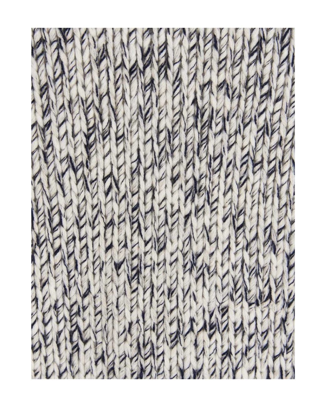 Brunello Cucinelli Gray Marled Shawl Collar Knit Cardigan for men