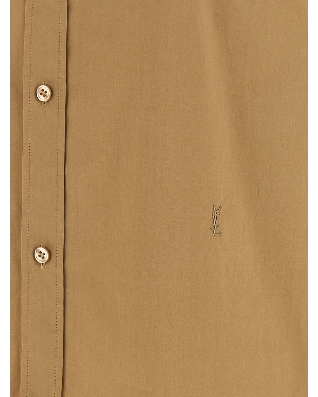 Saint Laurent Natural Cassandre Shirt