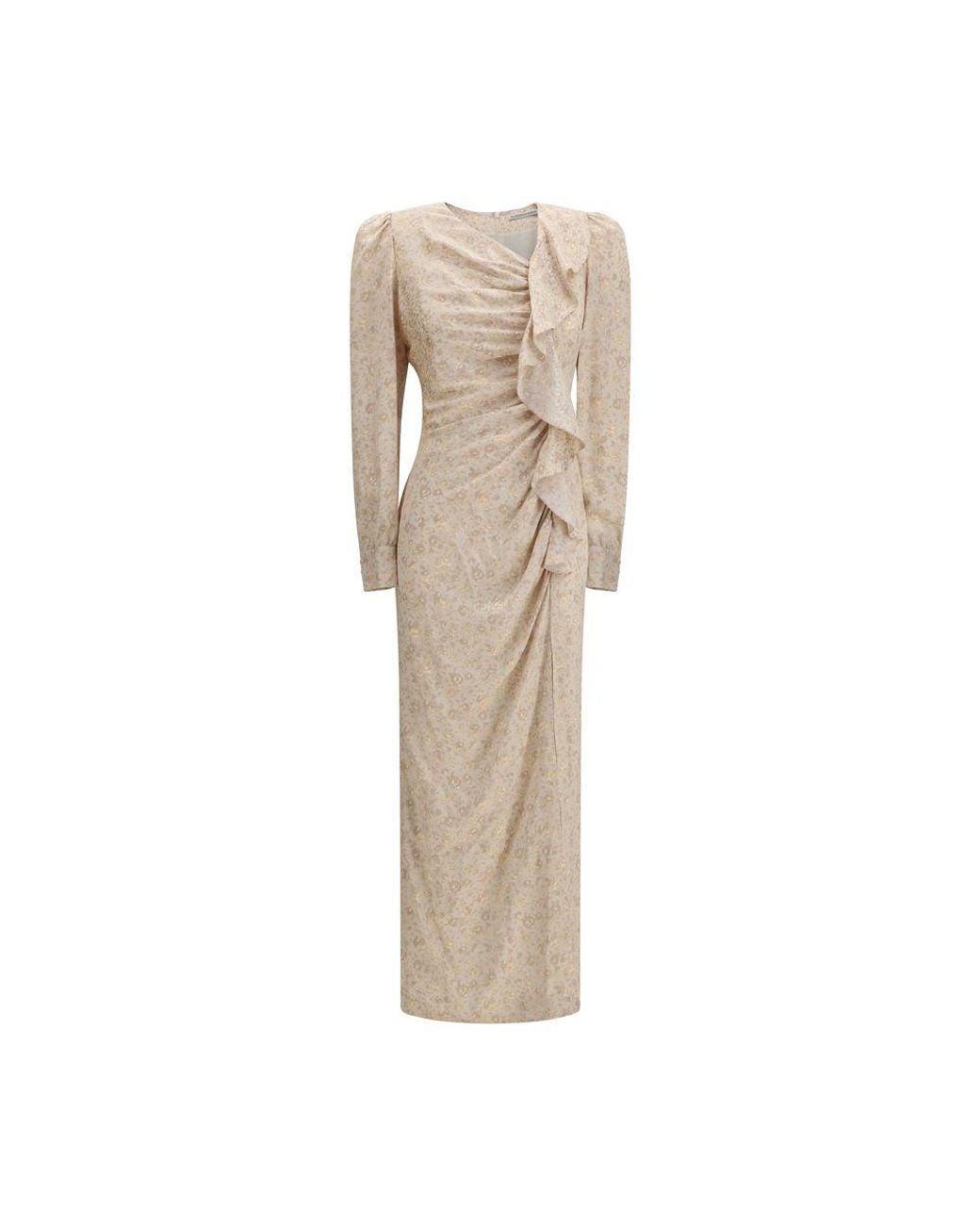 Alessandra Rich Natural Silk Casual Dress