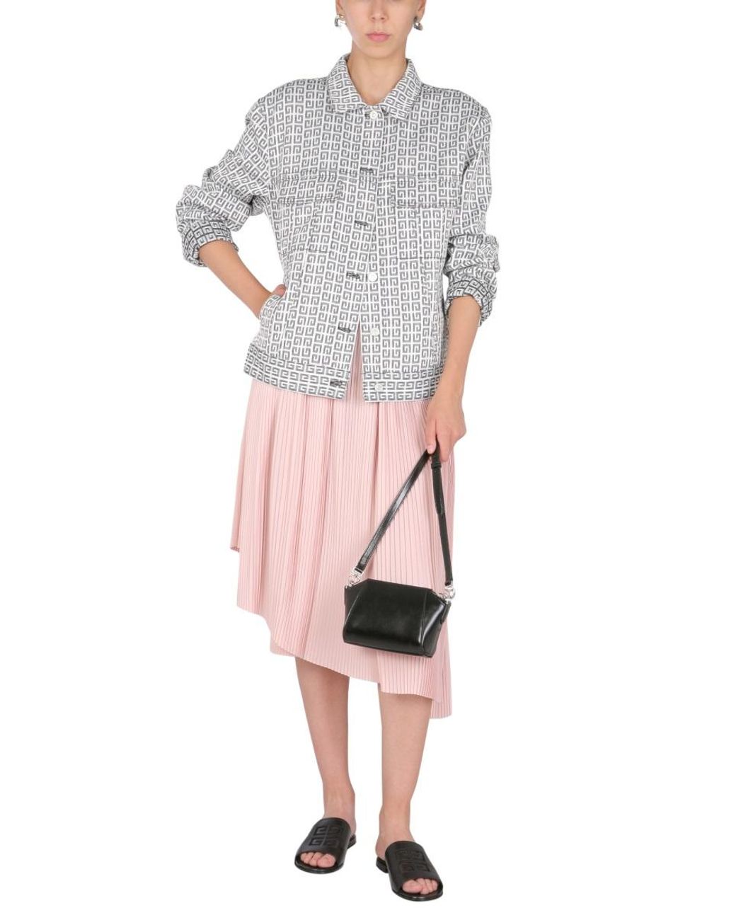 Givenchy Pink 4G Jacquard Jacket Polyester