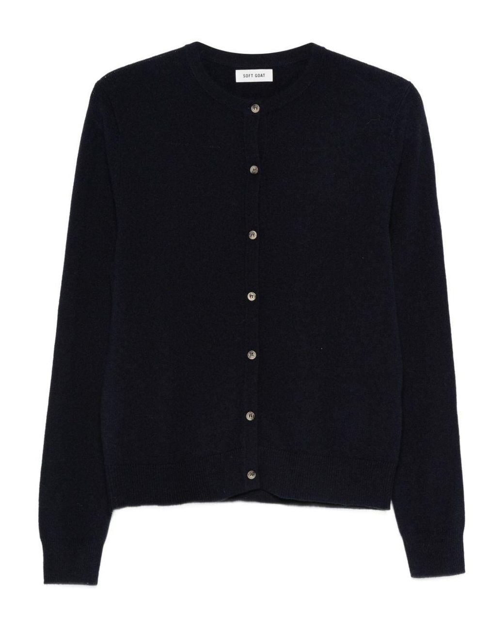 Soft Goat Black Sweaters Cashmere