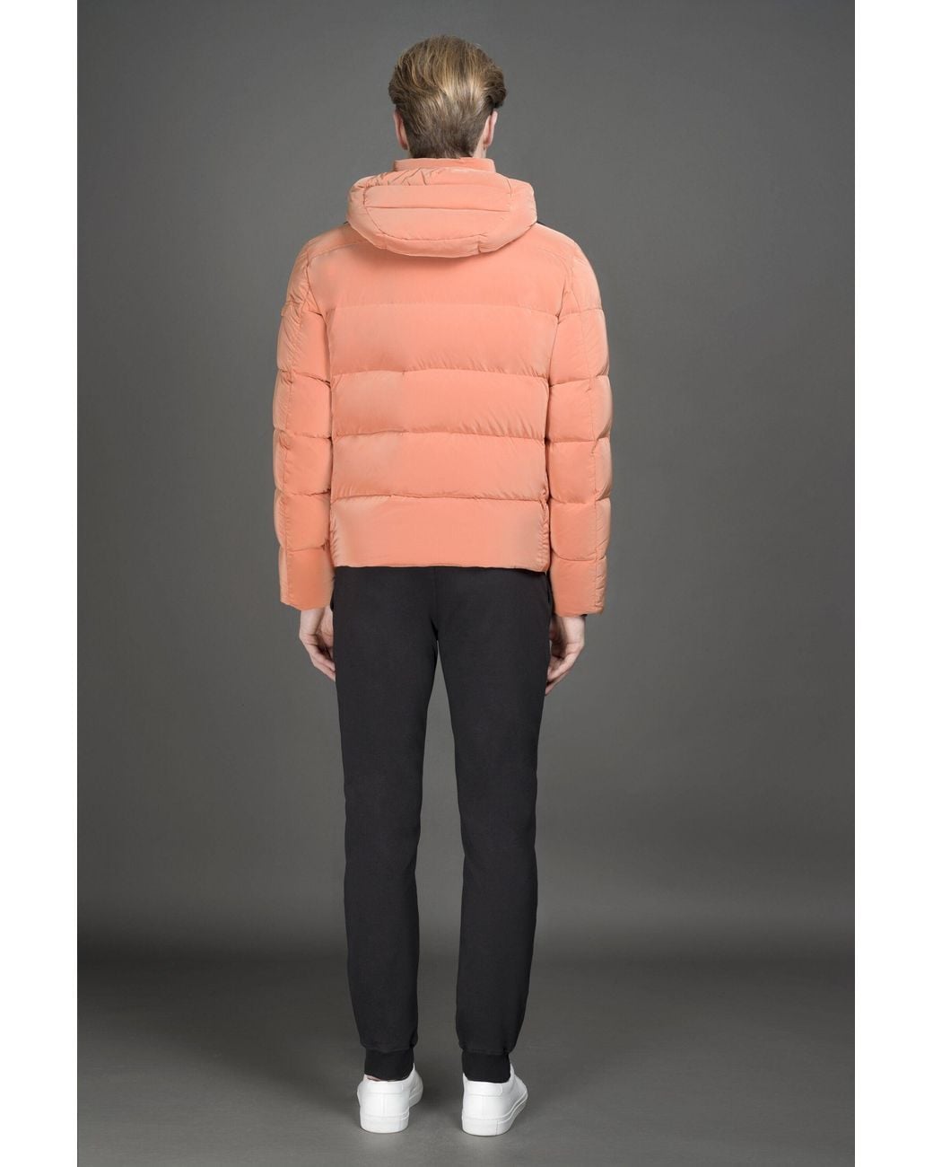 Moorer Gray Light Puffer Jacket Clothing for men