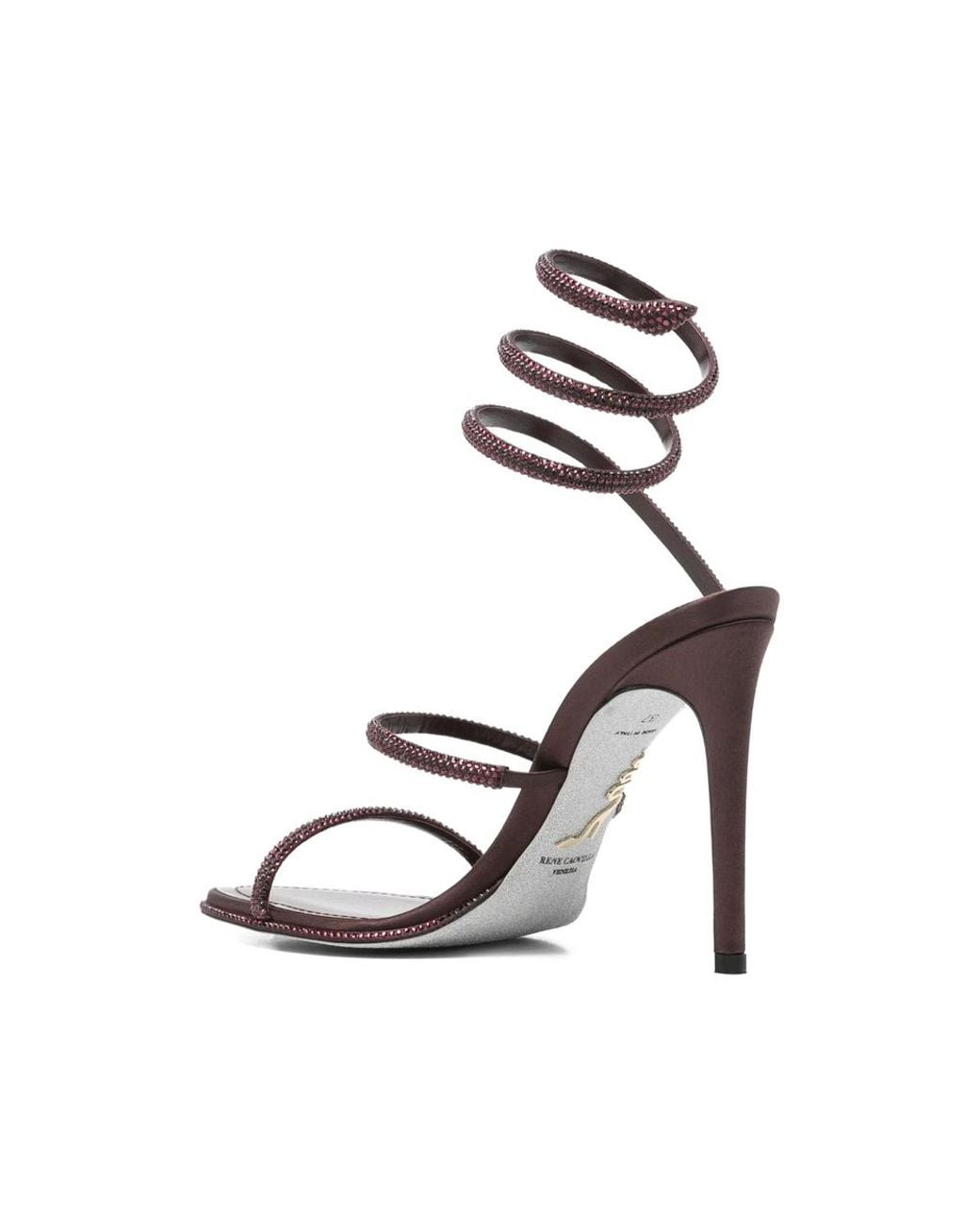 Rene Caovilla Multicolor Cleo Crystal-Embellished Sandals