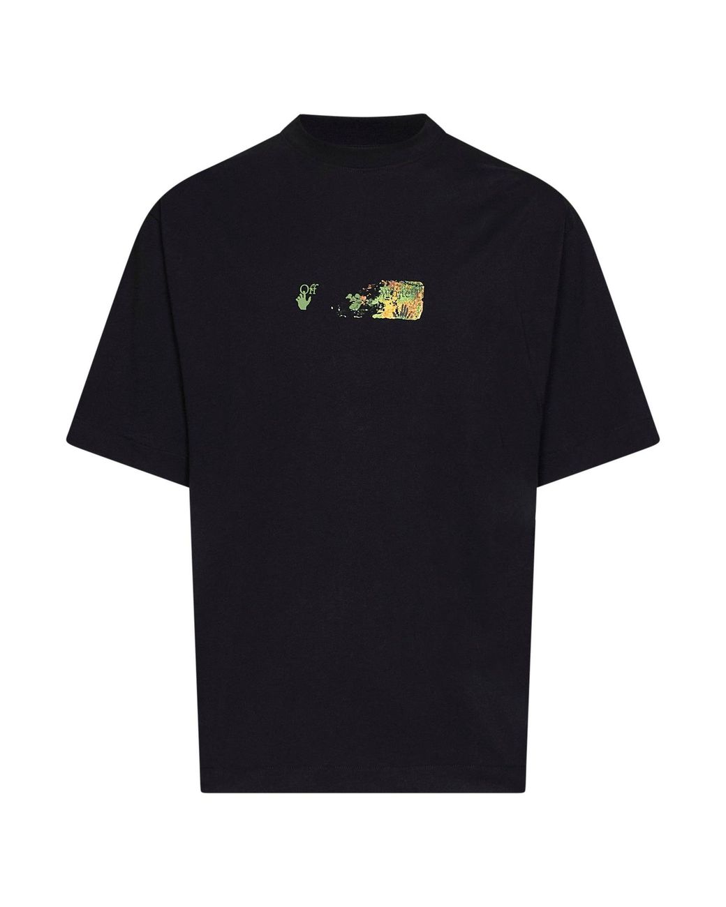 Off-White c/o Virgil Abloh Blue T-Shirt Spices Arrow Cotton T-Shirts for men