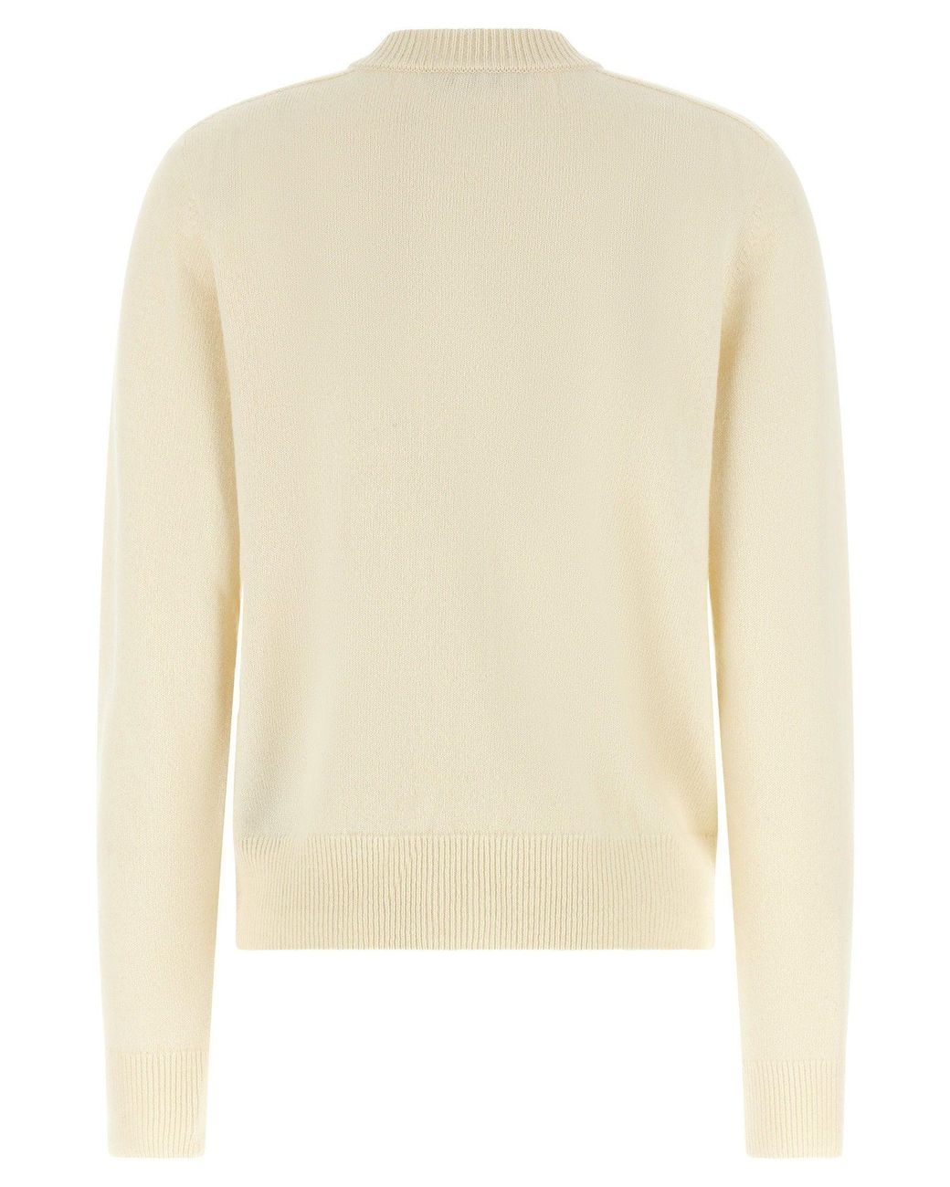 Balmain Natural Cashmere And Virgin Wool Blend Cardigan