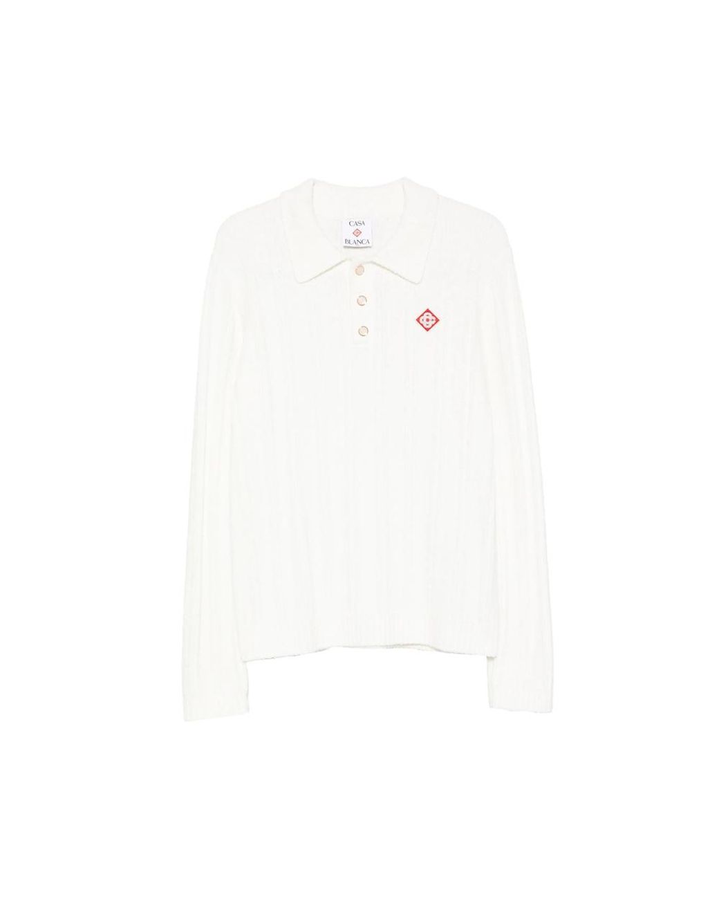 Casablanca White Polo Shirts for men