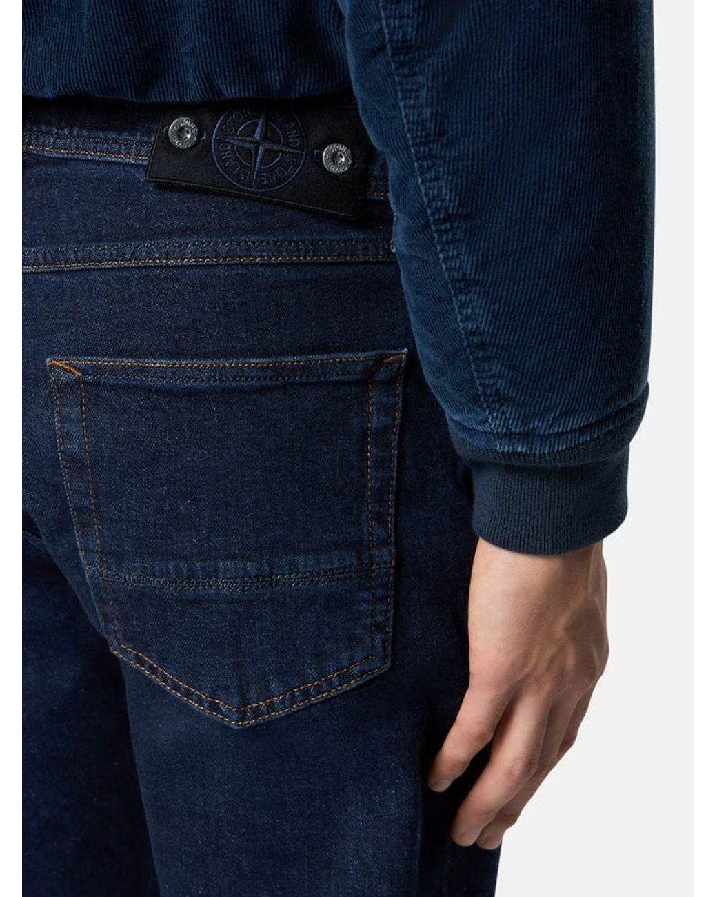 Stone Island Blue Stone Island Classic Denim Jeans for men