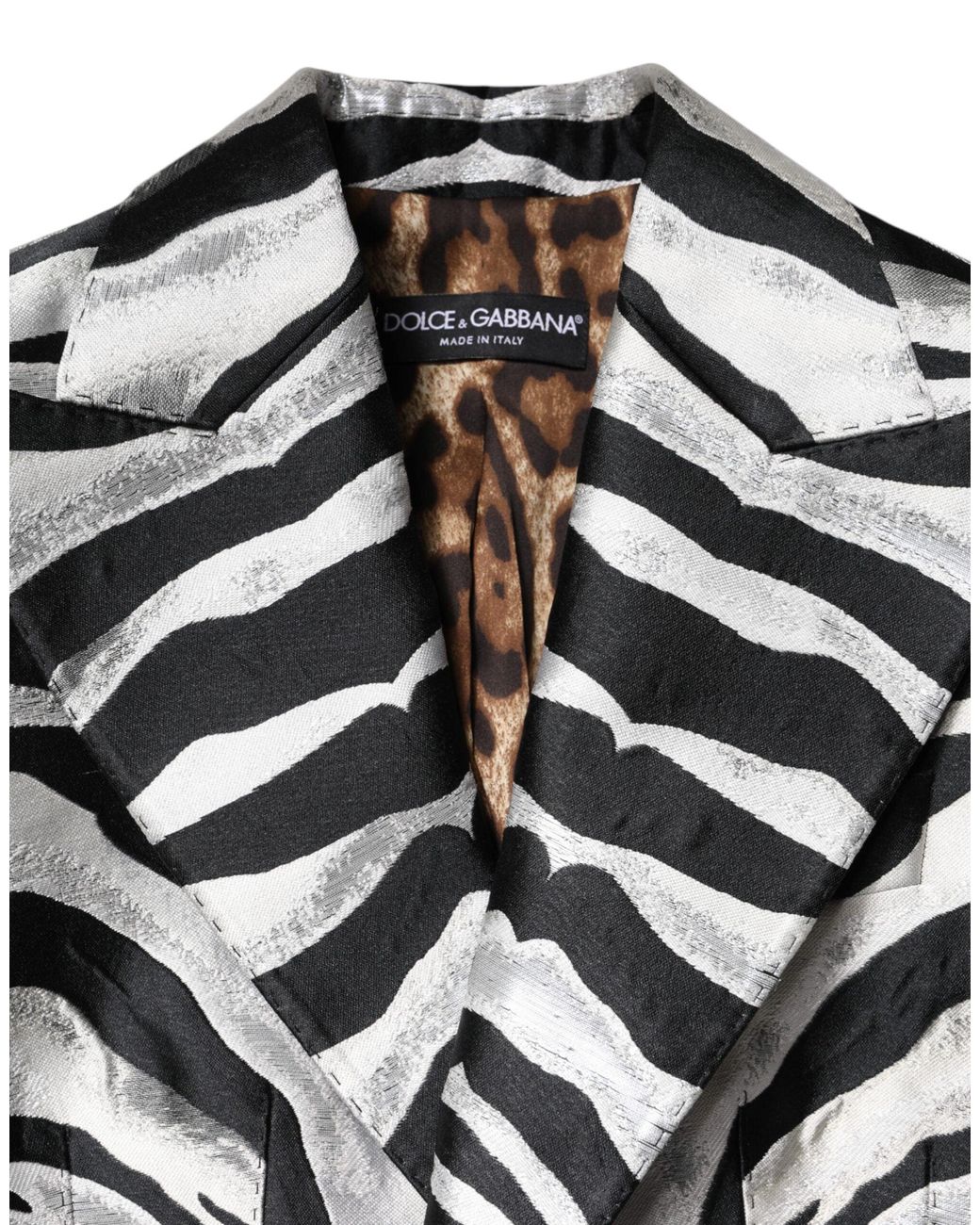 Dolce & Gabbana Black Polyester Blazer Jacket