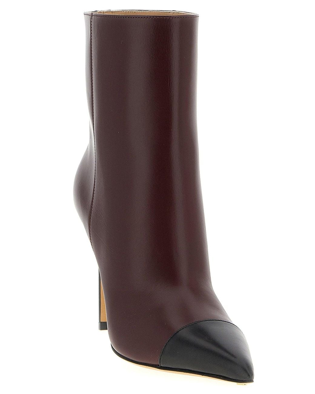 Francesco Russo Brown Two-Tone Leather Ankle Boot