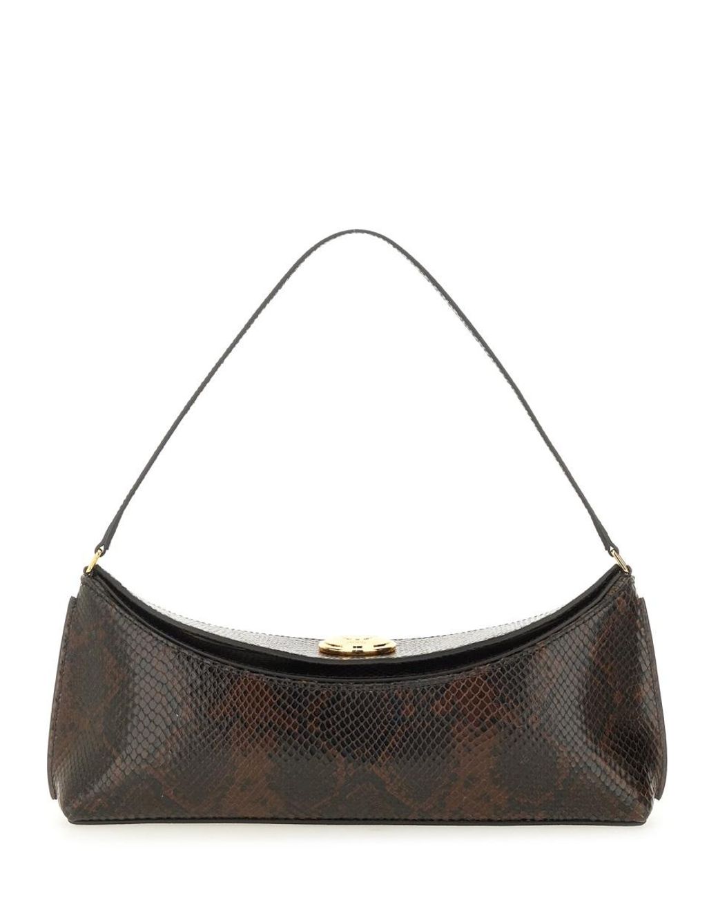 Jacquemus Black Clutch Bag Ovalo Leather Shoulder