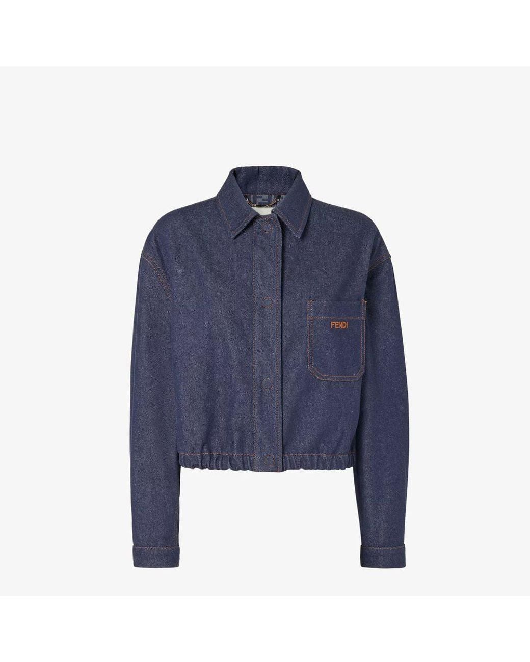 Fendi Blue Fendi Denim Jacket