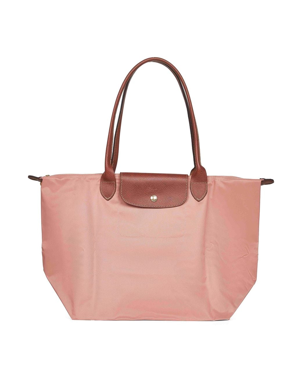 Longchamp Pink Le Pliage Original L Shoulder Bag