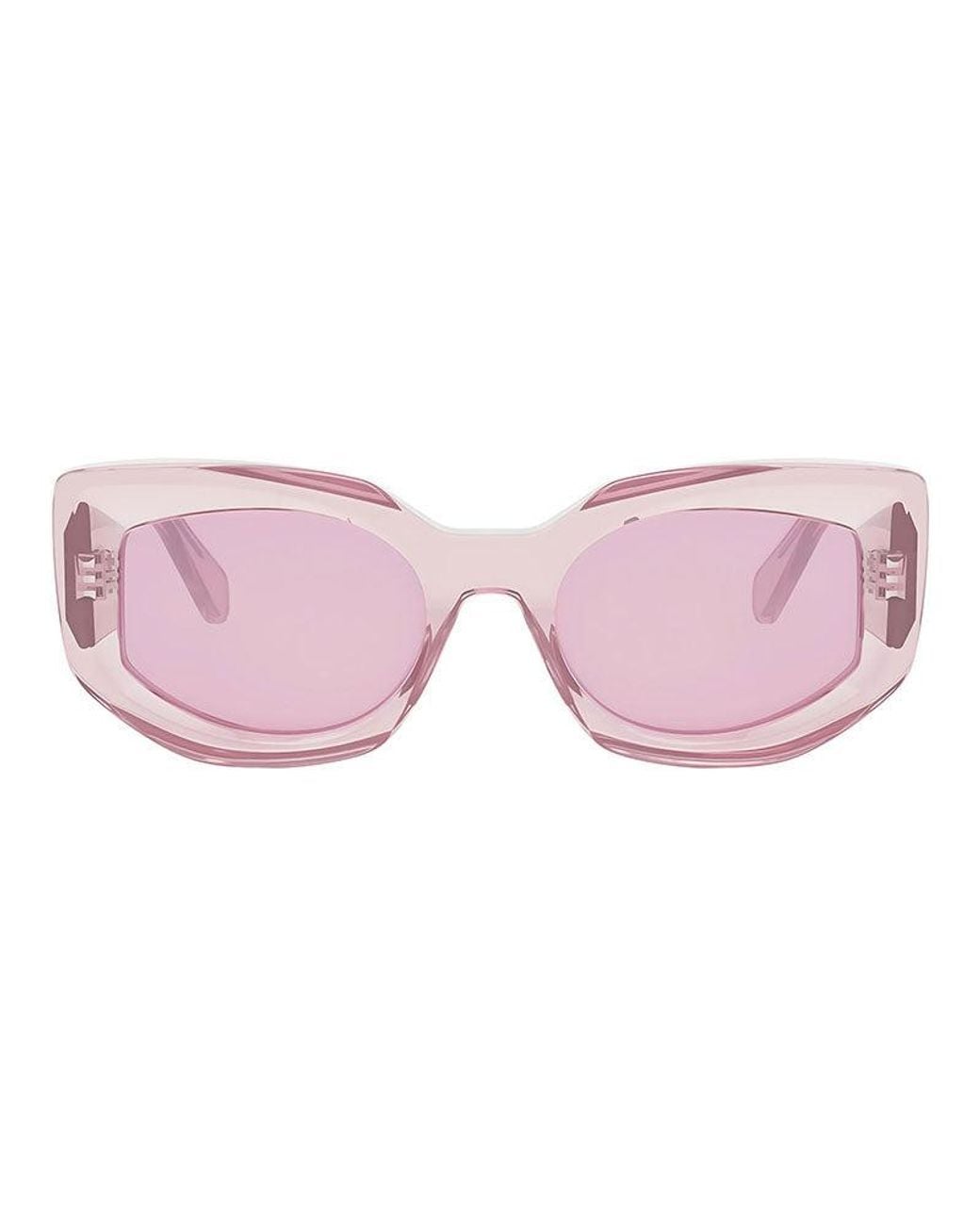 Céline Natural Sunglasses Butterfly Full Rim, Transparent Frame And Lens Cl40277F42J