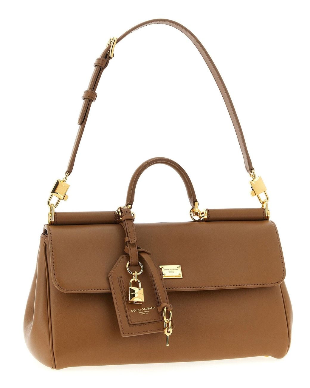 Dolce & Gabbana Brown Dolce & Gabbana My Sicily Top Handle Bag