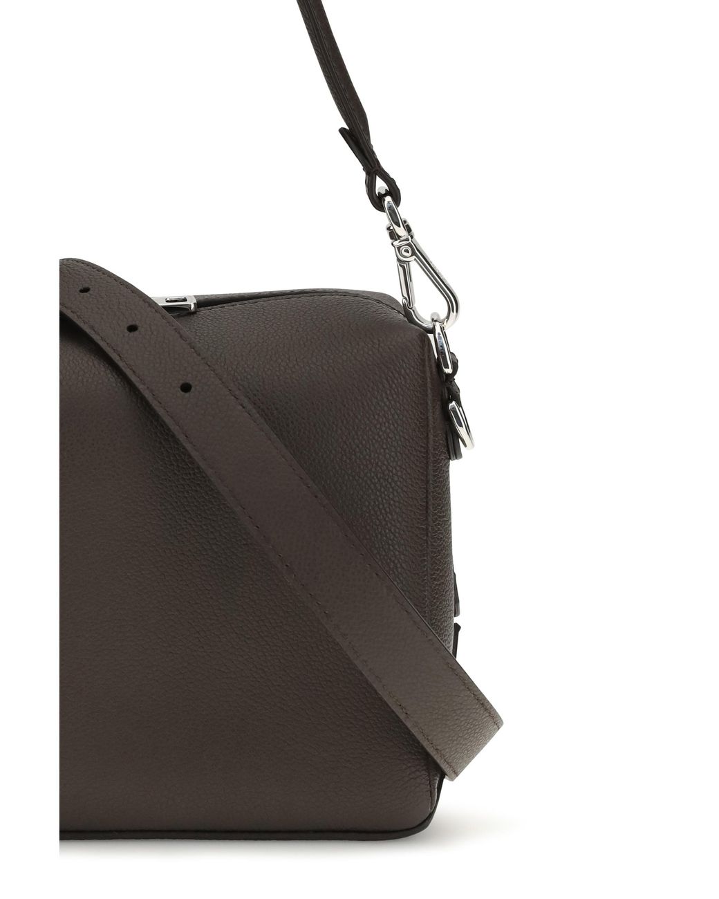 Fendi Black Shoulder Bag Lui Chocolate Calf Leather for men