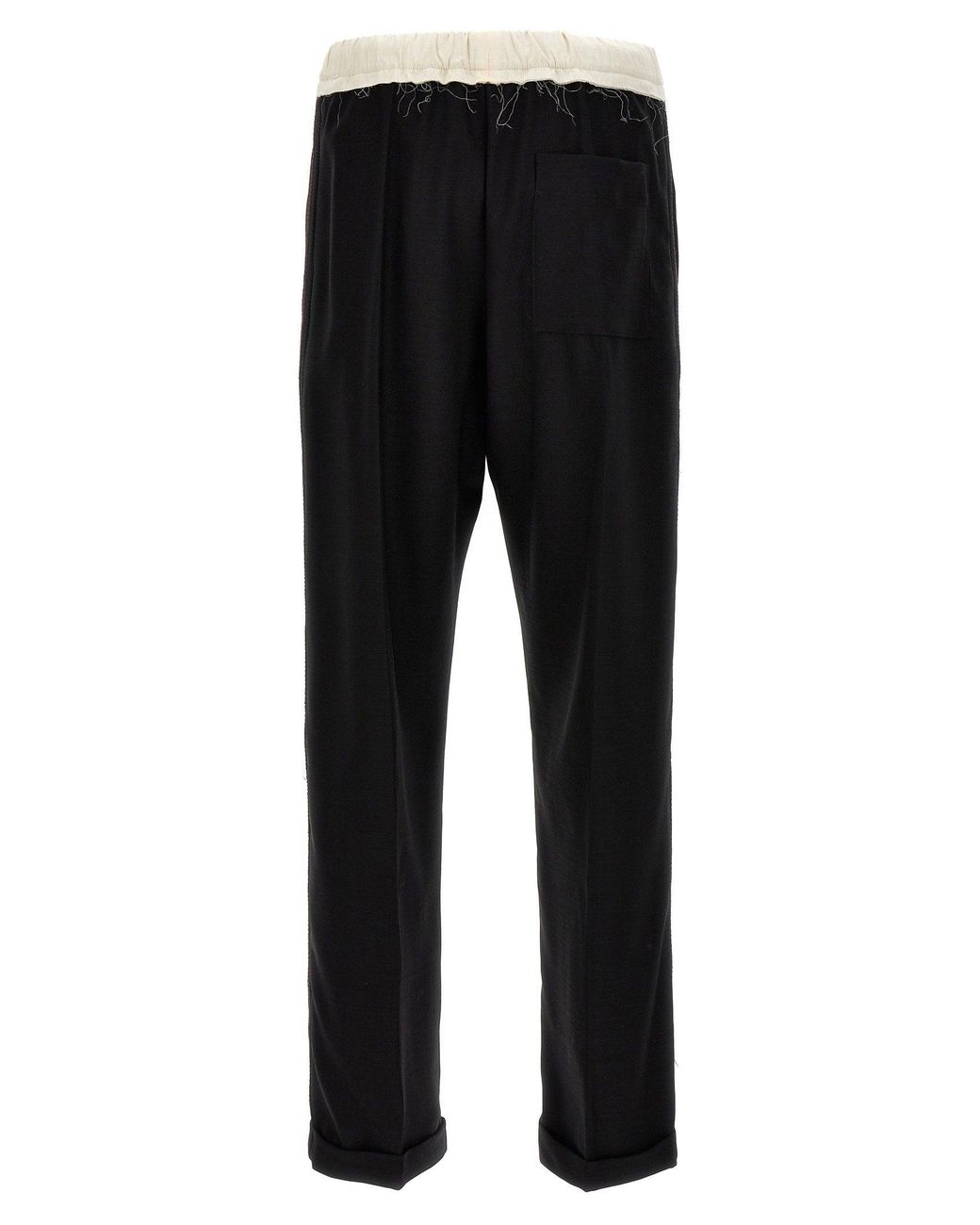 Wales Bonner Black Seine Trousers for men