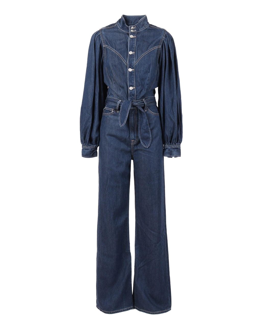 7 For All Mankind Blue Full Suit