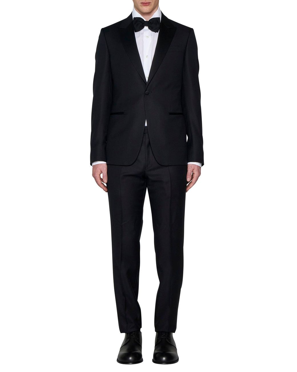 Zegna Black Wool Single-Breasted Blazer for men