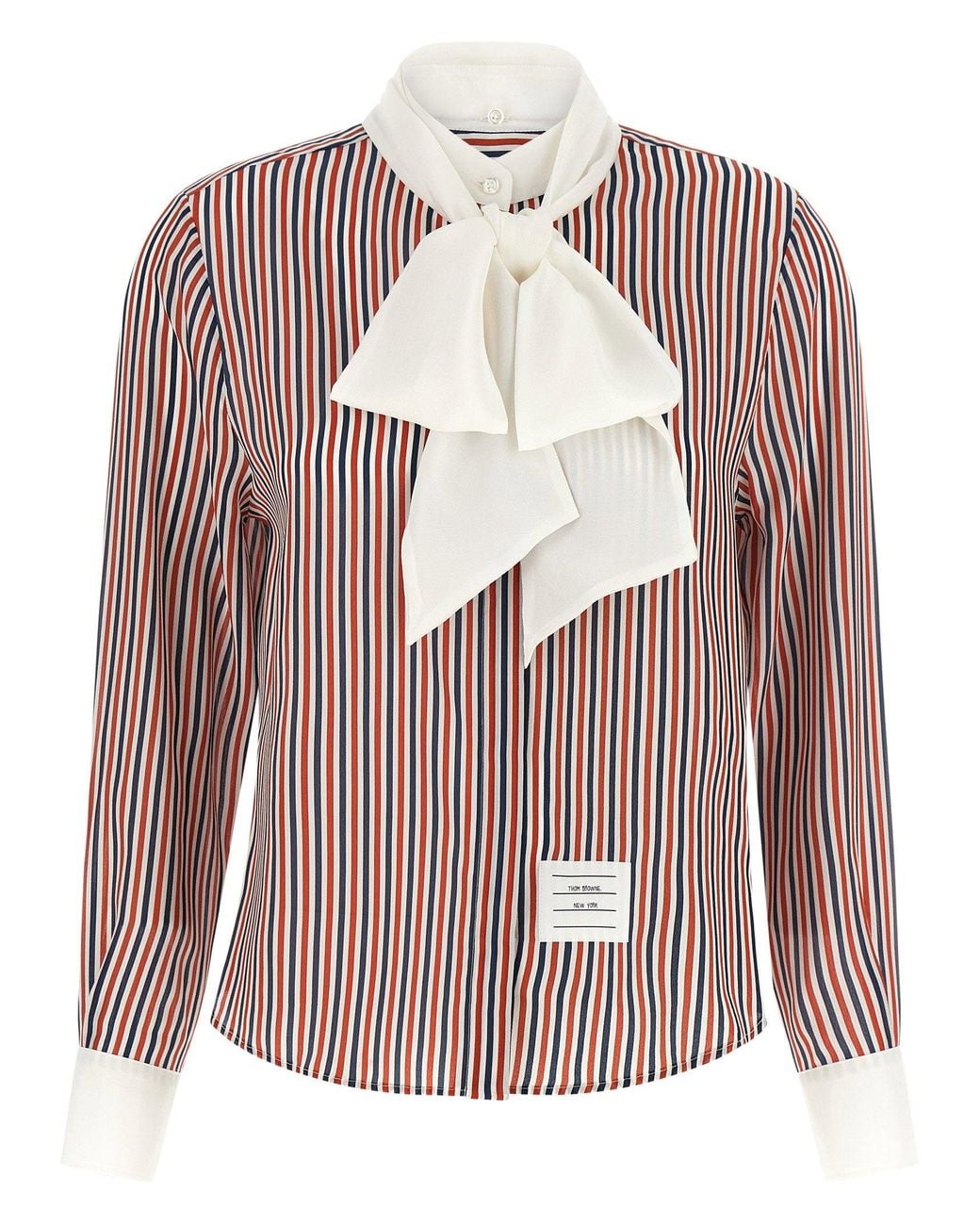 Thom Browne Pink Removable Lavallière Collar Shirt