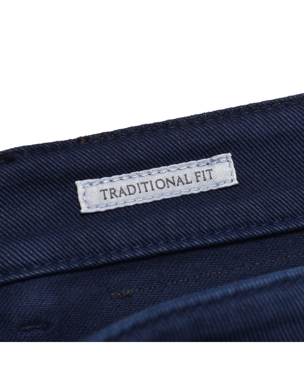 Brunello Cucinelli Blue Dark Traditional Fit Trousers for men