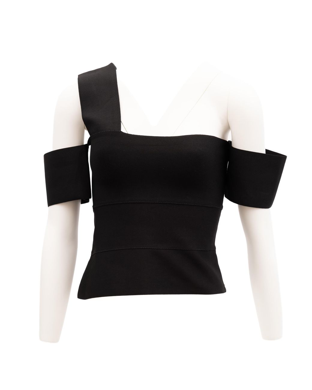 McQueen Black Viscose Top