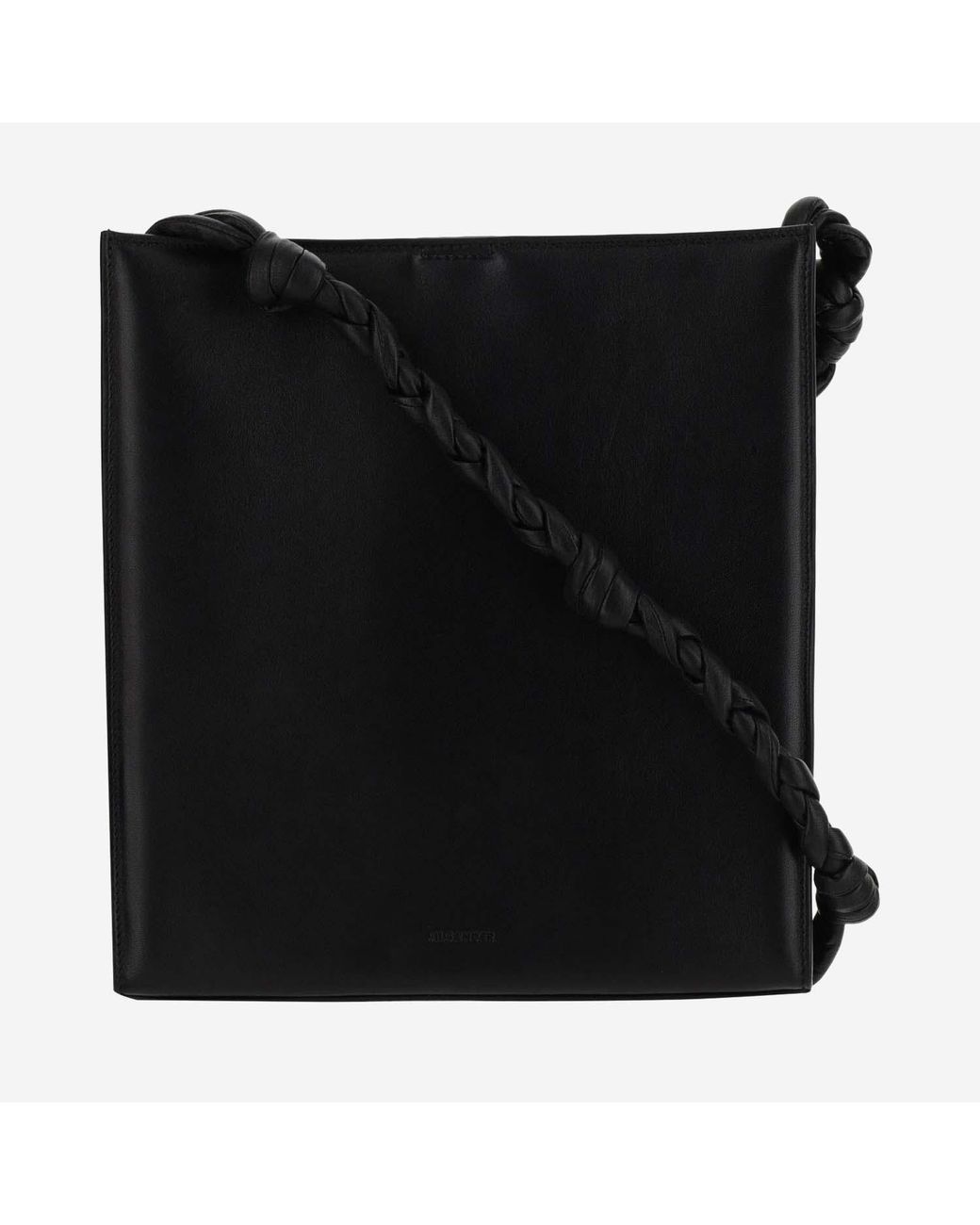 Jil Sander Black Medium Tangle Bag Leather Satchels & Cross Body