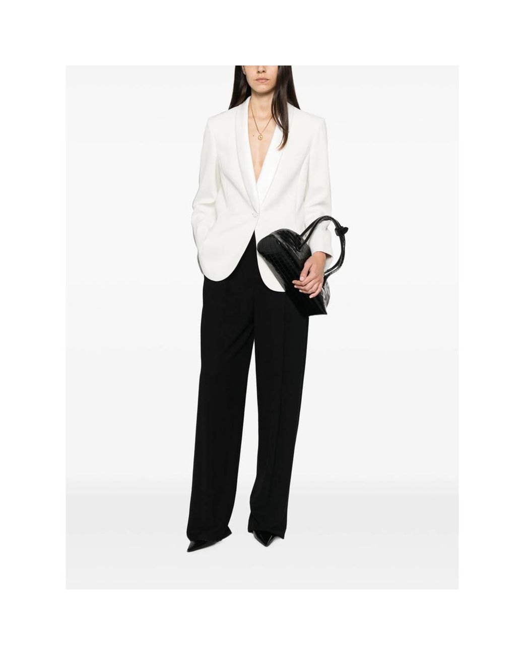 Giorgio Armani White Neutrals Jackets