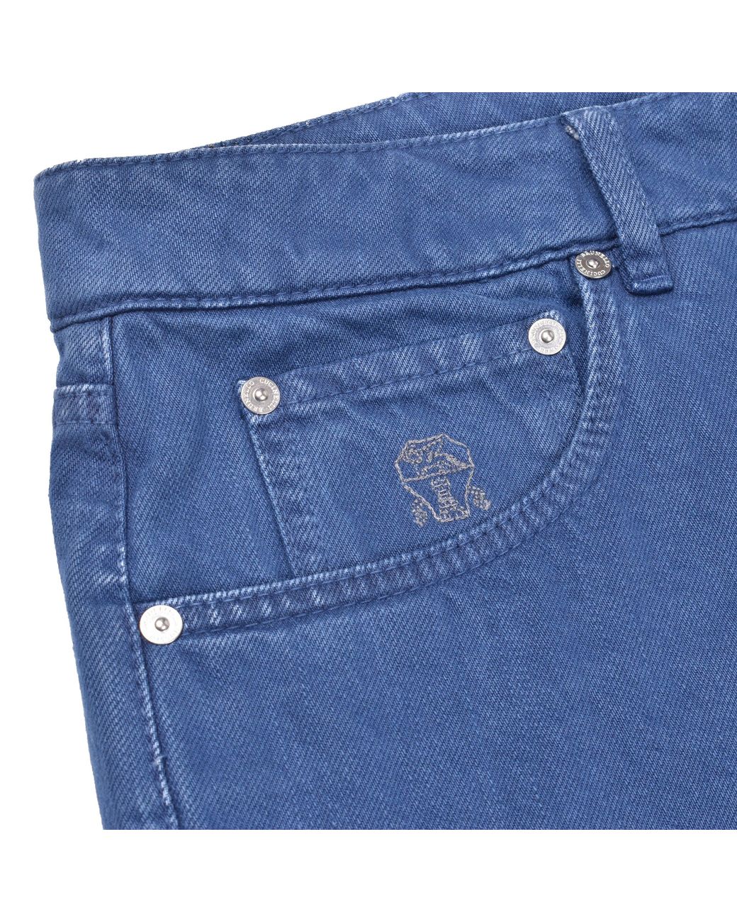 Brunello Cucinelli Blue Leisure Fit Trousers for men