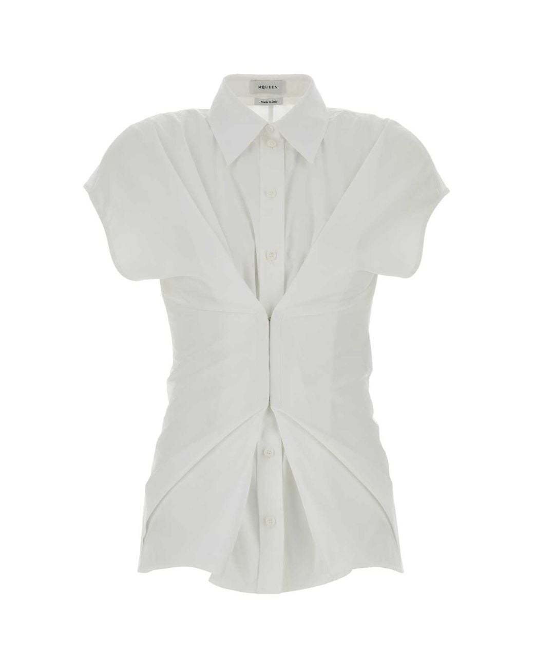 McQueen White Poplin Shirt