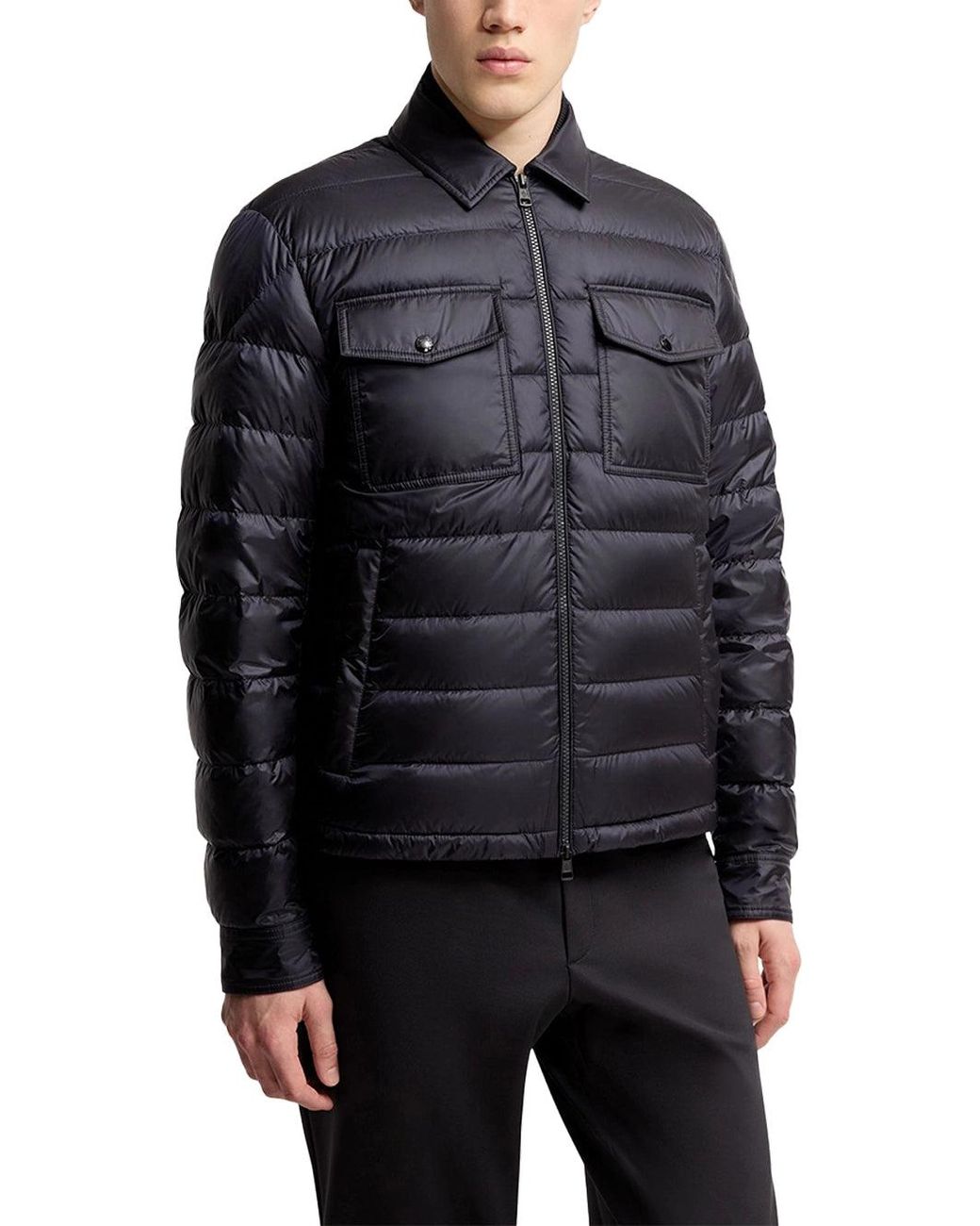 Moncler Blue Vydori Jacket Dark for men