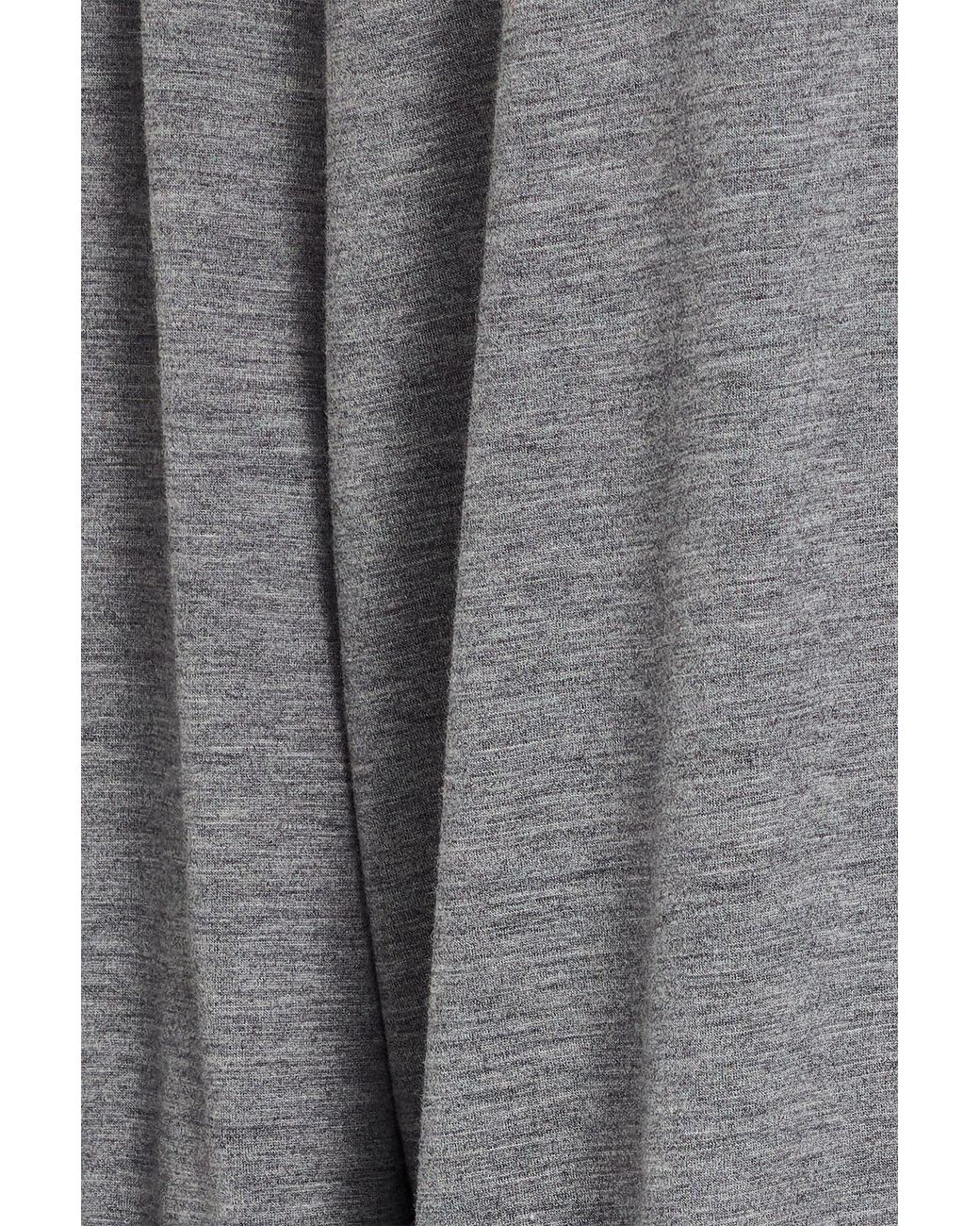 Brunello Cucinelli Gray Wool Casual Dress