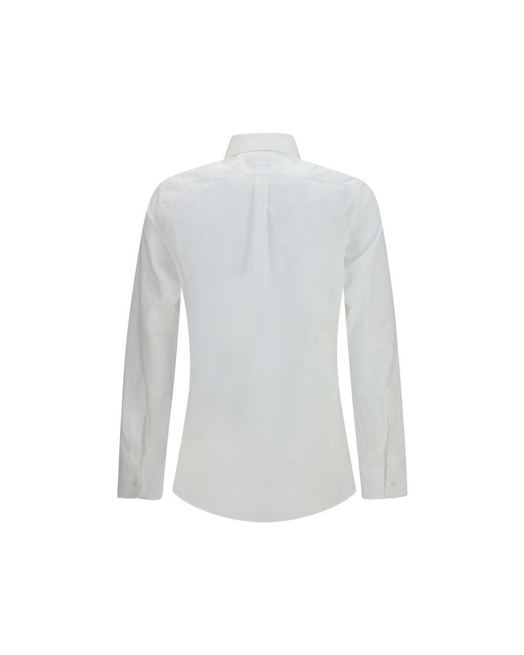Dolce & Gabbana Blue Dolce & Gabbana Cotton Poplin Dress Shirt for men