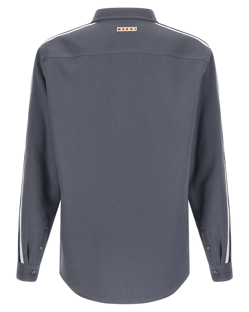 Marni Blue Virgin Wool Shirt for men